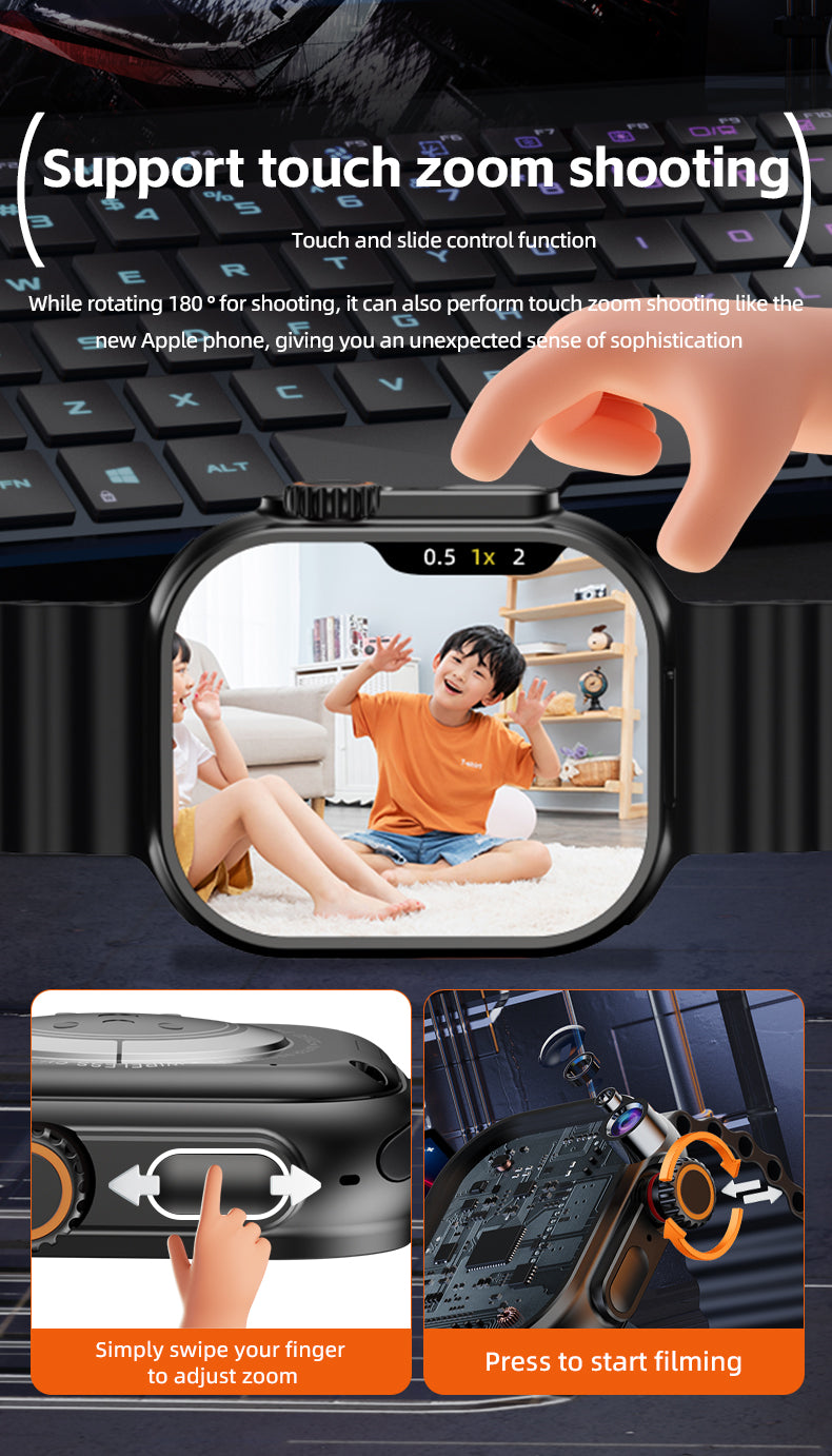 StarTech 2026 Smart Watch – 4G Calling, Camera, Health & Sports Tracking