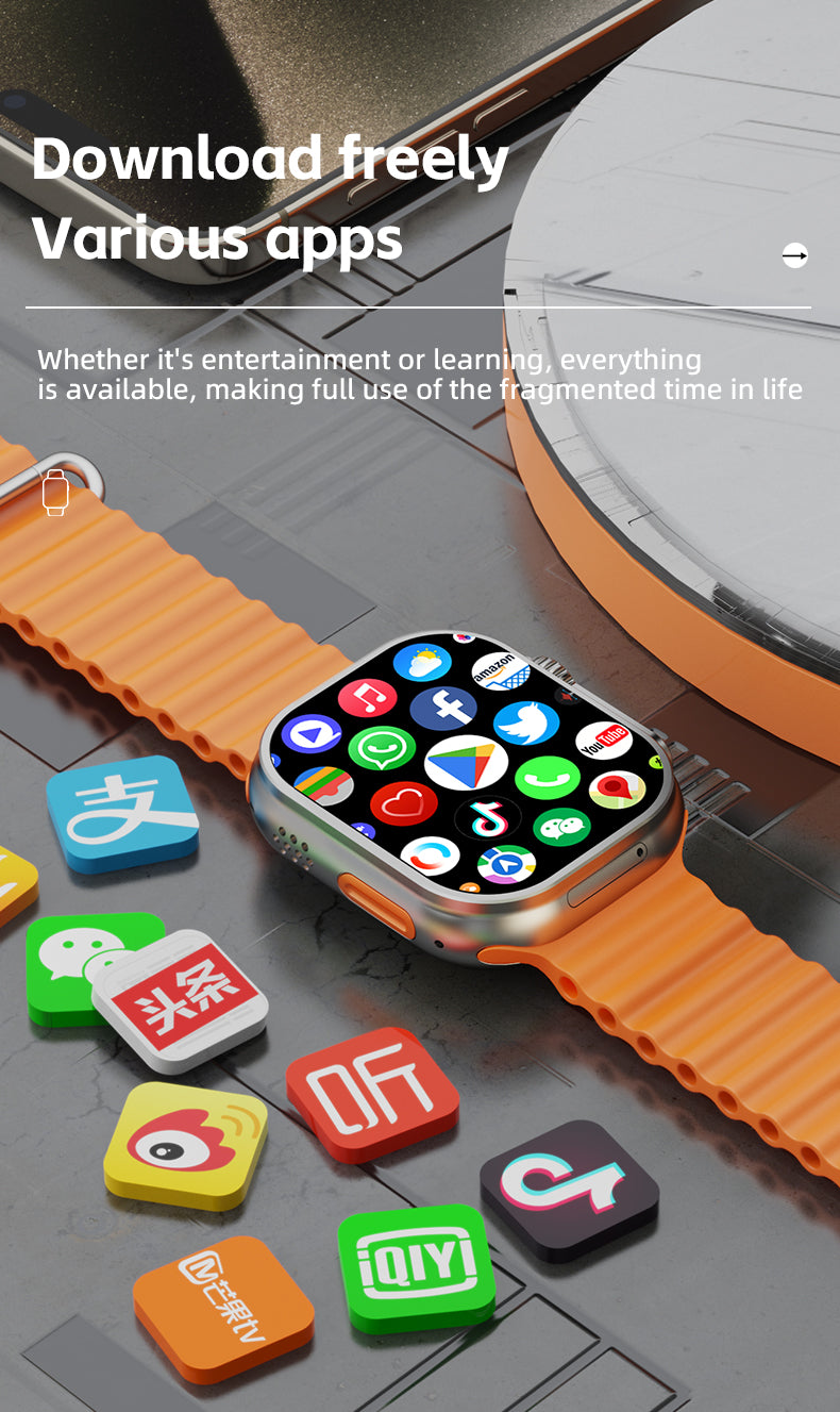 StarTech 2026 Smart Watch – 4G Calling, Camera, Health & Sports Tracking