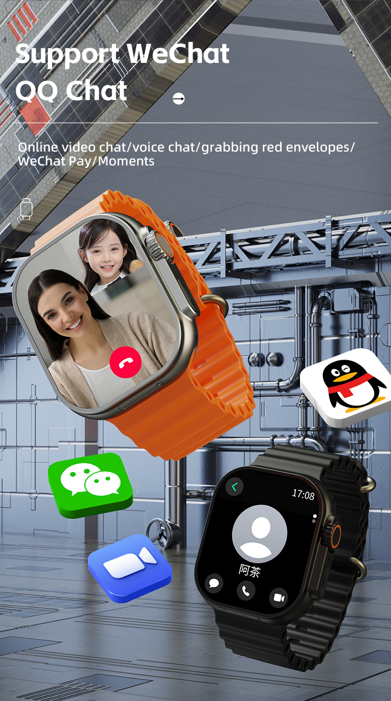 StarTech 2026 Smart Watch – 4G Calling, Camera, Health & Sports Tracking