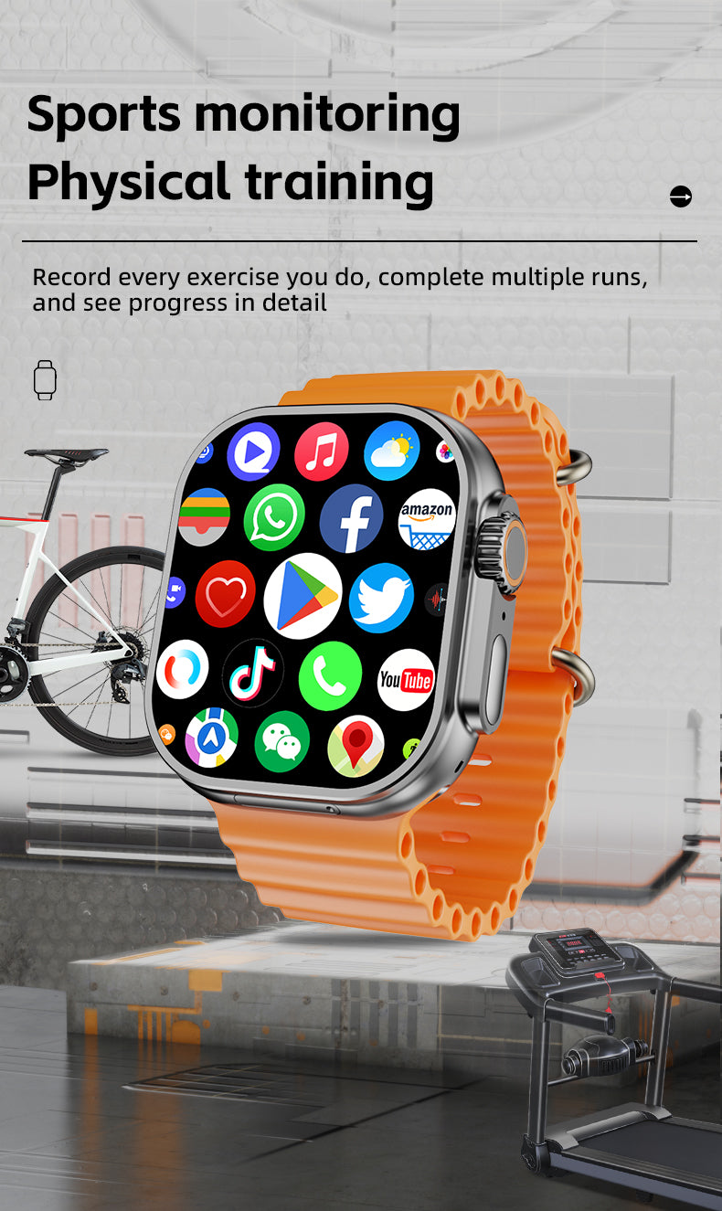 StarTech 2026 Smart Watch – 4G Calling, Camera, Health & Sports Tracking
