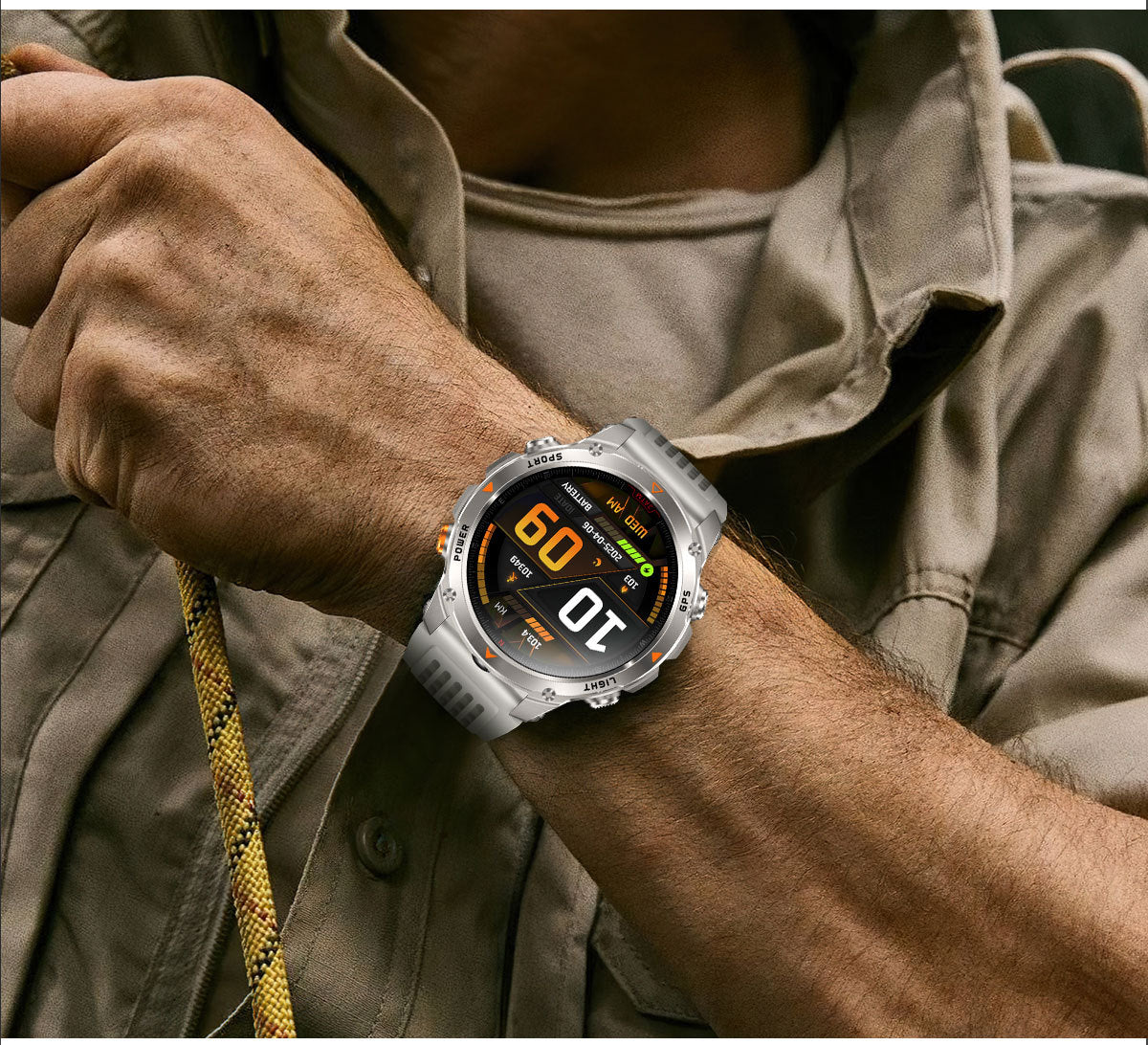 2026 GPS Smart Watch | Waterproof Outdoor Sports & Swim Fitness Tracker