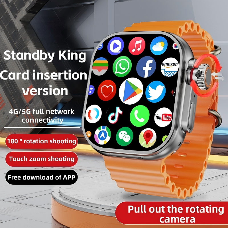 StarTech 2026 Smart Watch – 4G Calling, Camera, Health & Sports Tracking